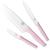 GreenPan GreenLife Stainless Steel 3-Piece Cutlery Set | Pink