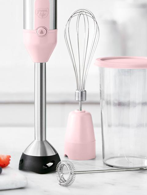 GreenPan GreenLife Variable Speed Hand Blender | Pink