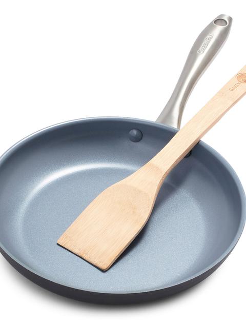 GreenPan Lima Ceramic Nonstick 10" Frypan with Bamboo Spatula