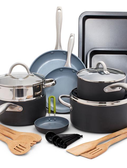 GreenPan Lima Ceramic Nonstick 18-Piece Cookware Set