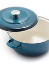 GreenPan Merten & Storck Enameled Iron 1873 Dutch Oven, 5.3-Quart | Aegean Teal