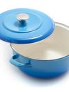 GreenPan Merten & Storck Enameled Iron 1873 Dutch Oven, 5.3-Quart | Azure Blue