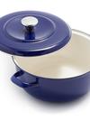 GreenPan Merten & Storck Enameled Iron 1873 Dutch Oven, 5.3-Quart | Cobalt Blue