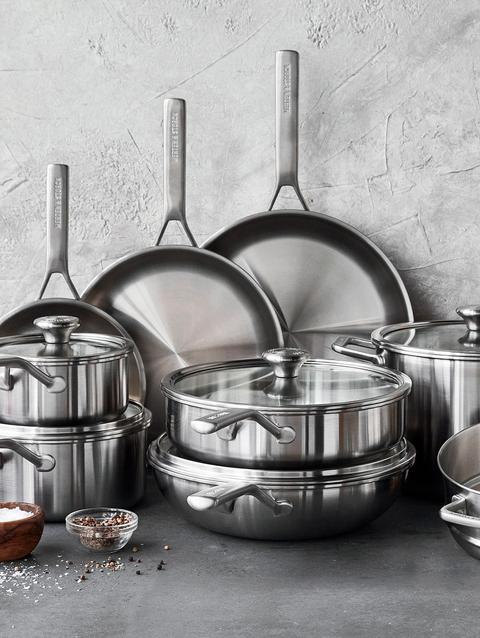 GreenPan Merten & Storck Stainless Steel 14-Piece Cookware Set