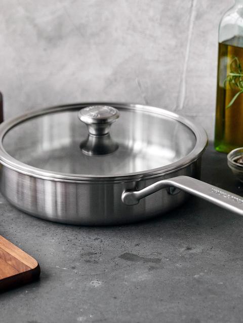 GreenPan Merten & Storck Stainless Steel 3.5-Quart Sauté Pan with Lid