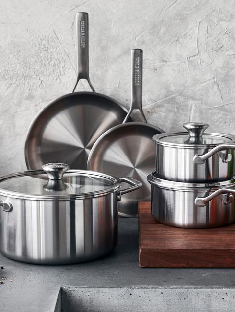 GreenPan Merten & Storck Stainless Steel 8-Piece Cookware Set