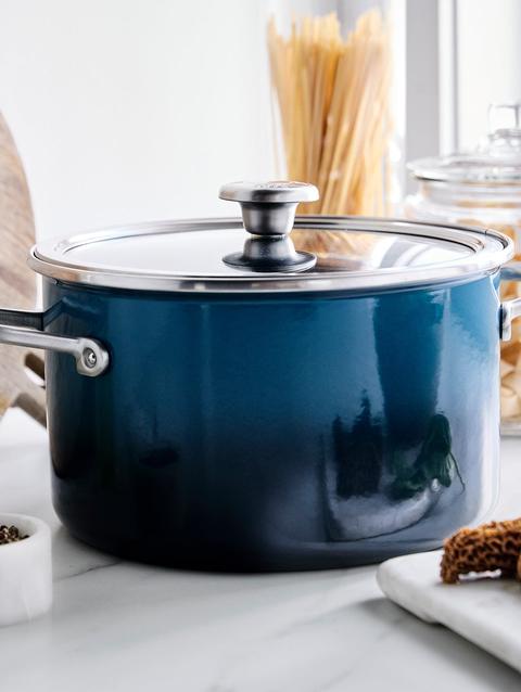 GreenPan Merten & Storck Steel Core Enameled 6-Quart Stockpot with Lid | Aegean Teal