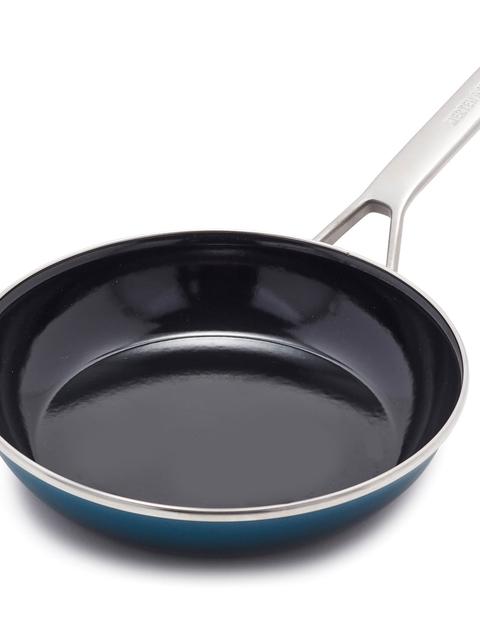 GreenPan Merten & Storck Steel Core Enameled 9.5" Frypan | Aegean Teal