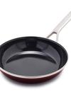 GreenPan Merten & Storck Steel Core Enameled 9.5" Frypan | Chocolate Truffle