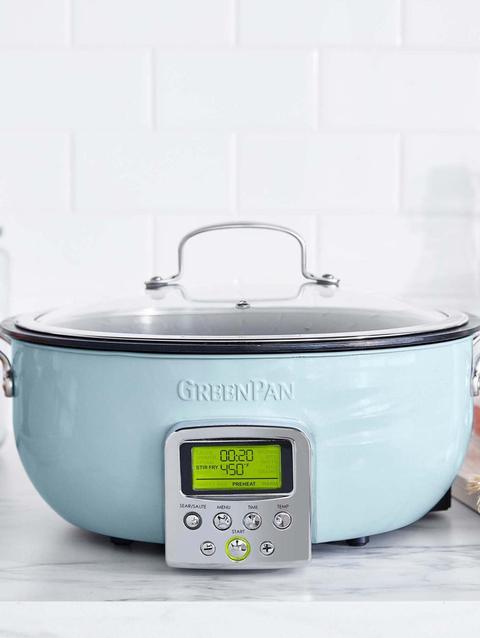 GreenPan Multifunction Deep Electric Skillet | Blue Haze