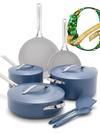 GreenPan Nova Ceramic Nonstick 10-Piece Cookware Set | Ocean