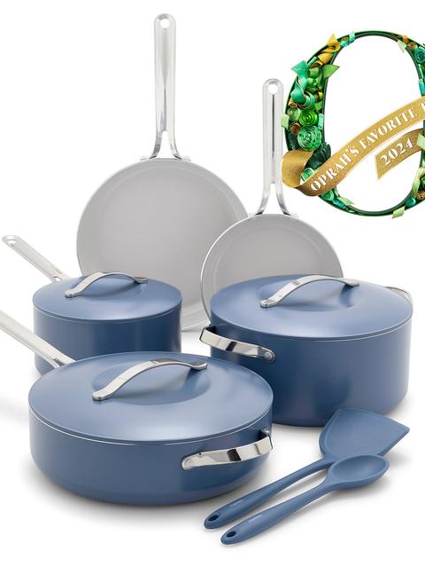 GreenPan Nova Ceramic Nonstick 10-Piece Cookware Set | Ocean