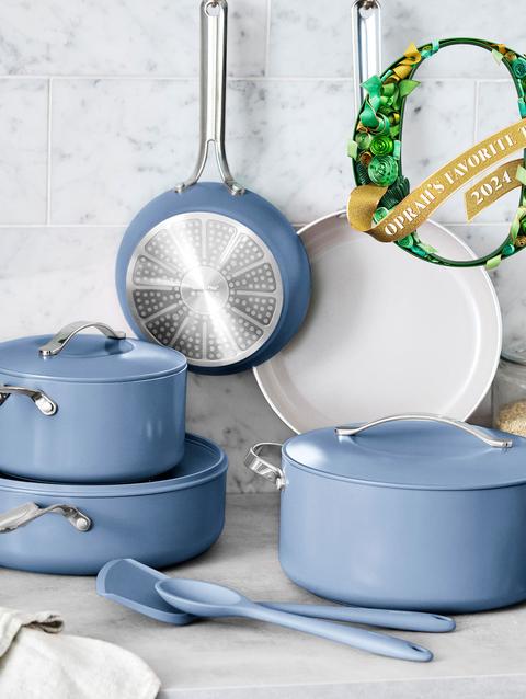 GreenPan Nova Ceramic Nonstick 10-Piece Cookware Set | Ocean