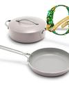 GreenPan Nova Ceramic Nonstick 3-Piece Cookware Set | Clay