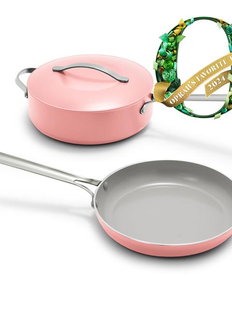 GreenPan Nova Ceramic Nonstick 3-Piece Cookware Set | Coral