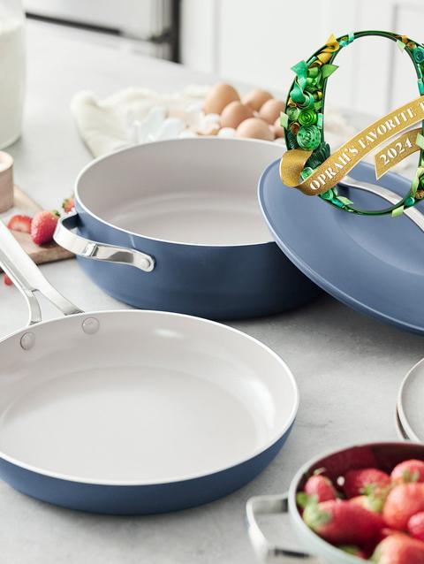 GreenPan Nova Ceramic Nonstick 3-Piece Cookware Set | Ocean