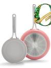 GreenPan Nova Ceramic Nonstick 8" and 10" Frypan Set | Coral