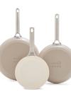 GreenPan Padova Ceramic Nonstick 8", 10" and 12" Frypan Set | Taupe