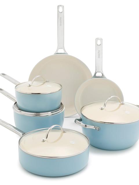 GreenPan Padova Pro Ceramic Nonstick 10-Piece Cookware Set