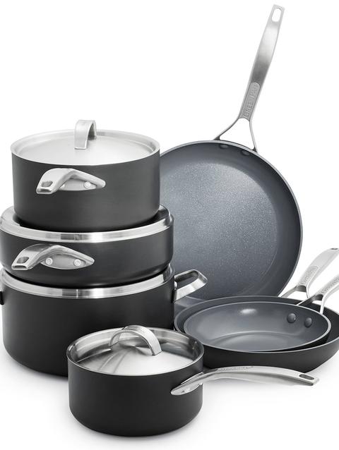 GreenPan Paris Pro Ceramic Nonstick 11-Piece Cookware Set