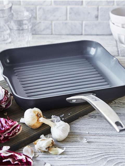 GreenPan Paris Pro Ceramic Nonstick 11" Square Grill Pan