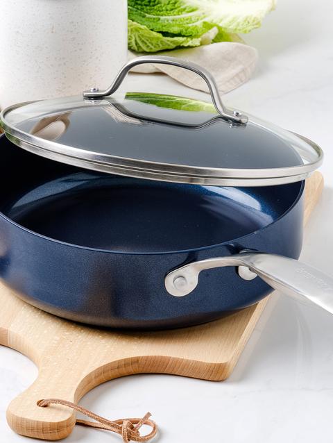 GreenPan Performance Pro Ceramic Nonstick 3.25-Quart Sauté Pan with Lid