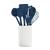 GreenPan Platinum Silicone 7-Piece Utensil and Crock Set | Navy