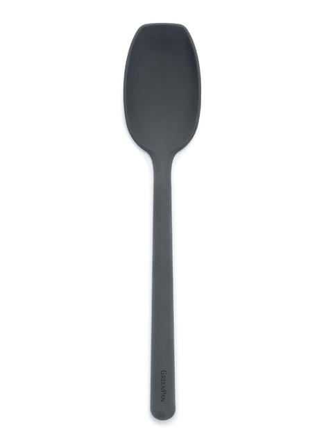 GreenPan Platinum Silicone Flat Head Spoon | Gray