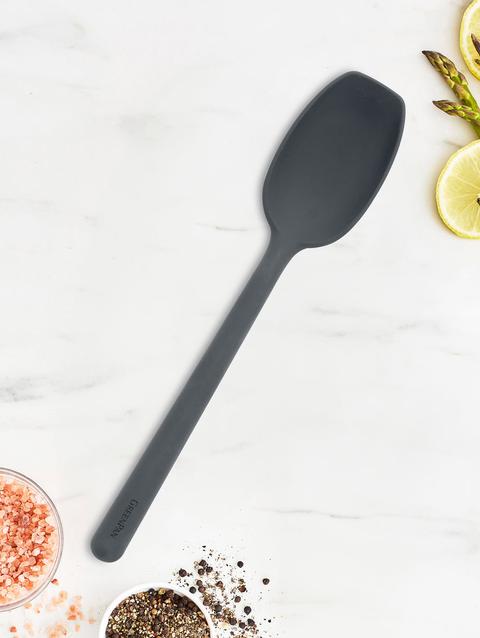 GreenPan Platinum Silicone Flat Head Spoon | Gray