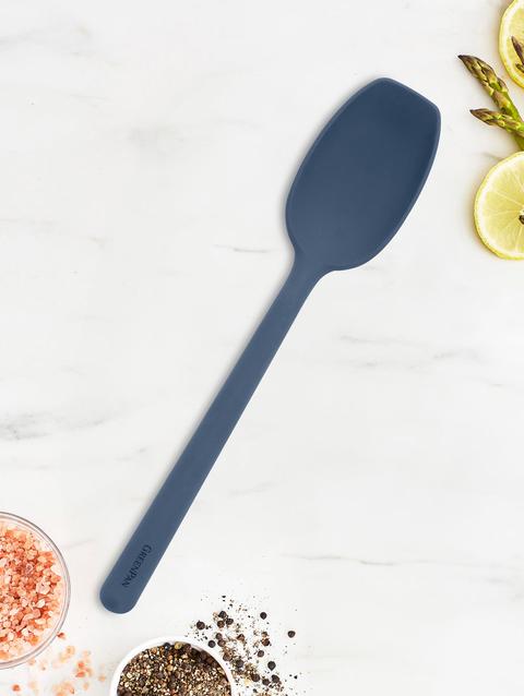 GreenPan Platinum Silicone Flat Head Spoon | Navy