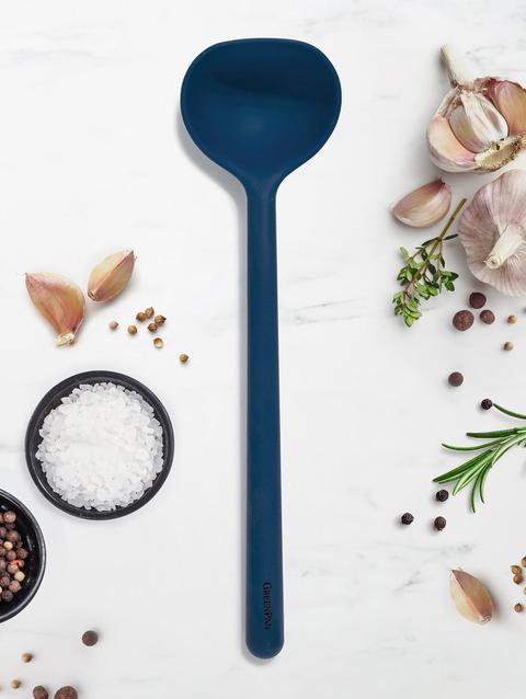 GreenPan Platinum Silicone Ladle | Navy