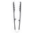 GreenPan Platinum Silicone Pasta Tongs | Gray