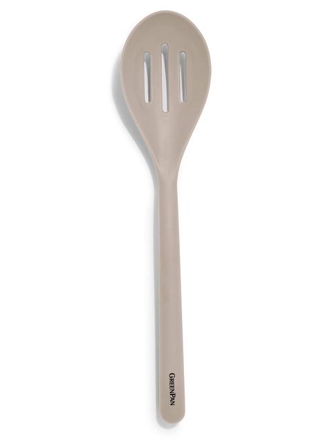 GreenPan Platinum Silicone Slotted Spoon | Taupe