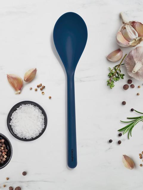 GreenPan Platinum Silicone Solid Spoon | Navy