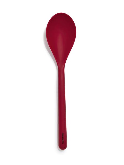 GreenPan Platinum Silicone Solid Spoon | Red