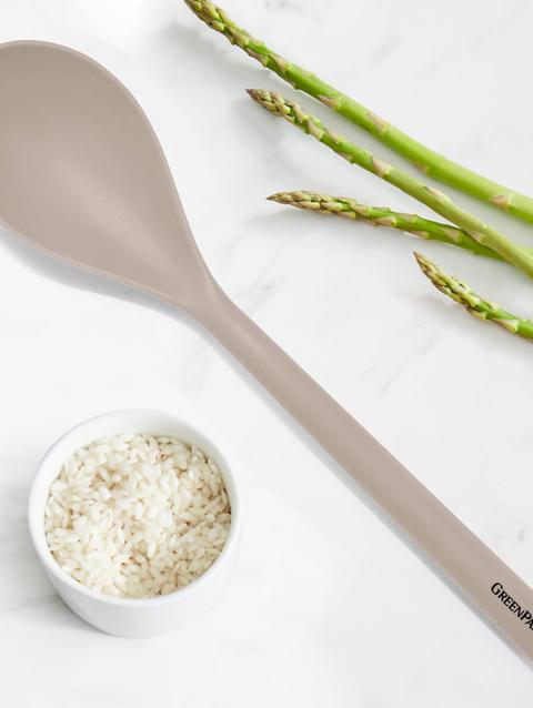 GreenPan Platinum Silicone Solid Spoon | Taupe