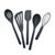 GreenPan Platinum Silicone Tools 5-Piece Utensil Set | Gray