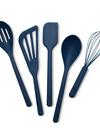 GreenPan Platinum Silicone Tools 5-Piece Utensil Set | Navy