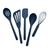 GreenPan Platinum Silicone Tools 5-Piece Utensil Set | Navy