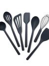 GreenPan Platinum Silicone Tools 7-Piece Utensil Set | Gray