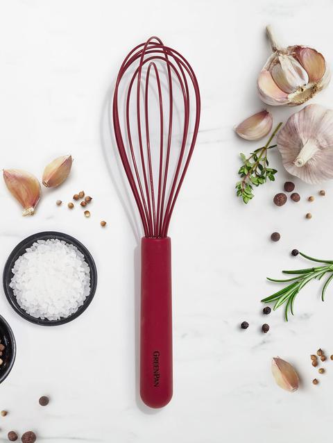 GreenPan Platinum Silicone Whisk | Red