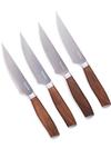 GreenPan Premiere Titanium Cutlery 4-Piece Steak Knife Set with Walnut Handles