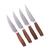 GreenPan Premiere Titanium Cutlery 4-Piece Steak Knife Set with Walnut Handles