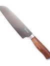 GreenPan Premiere Titanium Cutlery 7" Santoku Knife with Walnut Handle