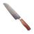 GreenPan Premiere Titanium Cutlery 7" Santoku Knife with Walnut Handle