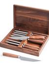 GreenPan Premiere Titanium Cutlery 8-Piece Steak Knife Set with Walnut Handles