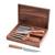 GreenPan Premiere Titanium Cutlery 8-Piece Steak Knife Set with Walnut Handles