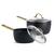 GreenPan Reserve Ceramic Nonstick 1.5-Quart and 3-Quart Saucepan Set with Lids | Black