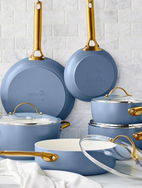 GreenPan Reserve Ceramic Nonstick 10-Piece Cookware Set | Ocean