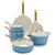 GreenPan Reserve Ceramic Nonstick 10-Piece Cookware Set | Sky Blue